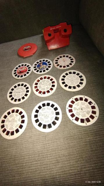 GAF View-Master 70-80's vintage speelgoed met 25 schijfjes beschikbaar voor biedingen