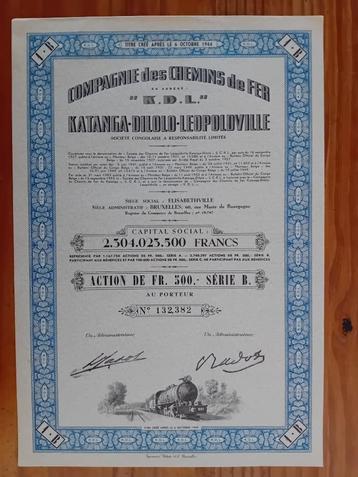 Stoomloc - Belgisch Congo - KDL spoorlijn beschikbaar voor biedingen