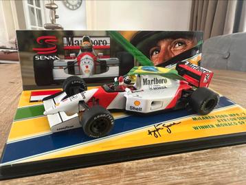Ayrton Senna Mclaren Honda MP4/7 winner GP Monaco 1992 1:43 beschikbaar voor biedingen