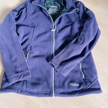 Falcon gevoerde fleece jas maat 40 42 paars getailleerd beschikbaar voor biedingen