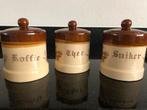 Vintage Koffie, Thee, Suiker Potten - Jaren 70/80, Ophalen of Verzenden, Huis en Inrichting