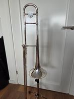 Vintage C.G. Conn 6H Victor Tenortrombone (Zilver), Ophalen, Gebruikt, Tenor, Met koffer