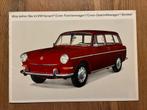 Volkswagen VW Variant brochure 8/65, Verzenden, Zo goed als nieuw, Volkswagen