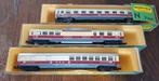 N-Spoor Tee rijtuigen met verlichting minitrix ovp, Gebruikt, Gelijkstroom, Trix, Wagon