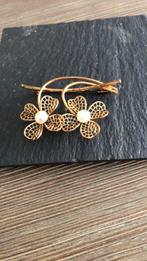 Vintage broche, Ophalen of Verzenden, Zo goed als nieuw, Goud, Overige materialen