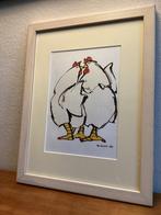 Kippen- 2 zeefdrukken van Ellen Meuwese, Ophalen