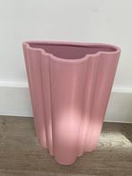 &Klevering Billow vaas 27 cm roze, Overige kleuren, Aardewerk of Porselein, Ophalen of Verzenden, Zo goed als nieuw
