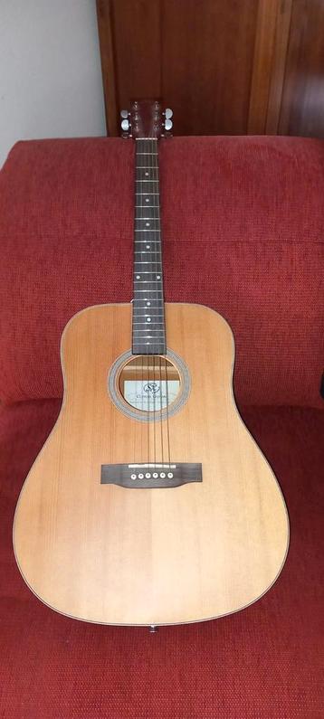 Akoestische gitaar LINKSHANDIG zgan beschikbaar voor biedingen