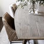 Riviera Maison goldlabel eettafel Miller 220x100x76 (nieuw), Ophalen, Eikenhout, 50 tot 100 cm, Vijf personen of meer