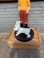 Groot Kuifje met hond Bobby beeld, Verzamelen, Beelden en Beeldjes, Ophalen, Gebruikt, Mens