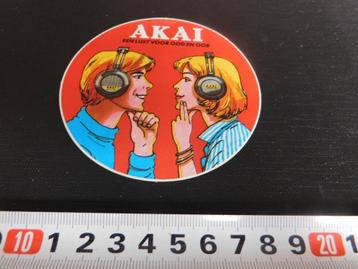 stickers AKAI een lust voor oog en oor  *  beschikbaar voor biedingen