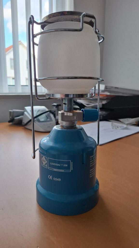 Gaslamp, Caravans en Kamperen, Kampeeraccessoires, Zo goed als nieuw, Ophalen
