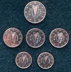 1 (2x) en 2 (3x) en 5 (1x) eurocent van Ierland, Ophalen of Verzenden, Ierland