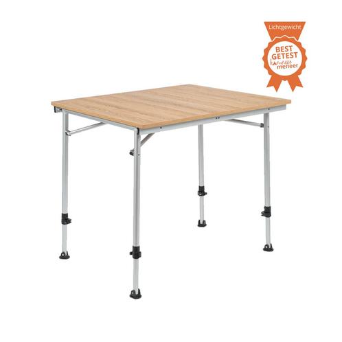 TRAVELLIFE SORRENTO TAFEL UITSCHUIFBAAR BROWN 80/110/140, Caravans en Kamperen, Kampeermeubelen, Nieuw, Campingtafel, Verzenden