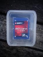 emtec sd kaart card geheugen 2 gb, Audio, Tv en Foto, Fotografie | Geheugenkaarten, 2 GB, SD, Ophalen of Verzenden