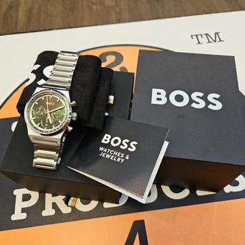 BOSS Herenhorloge Candor Chrono Green - HB1514220 beschikbaar voor biedingen