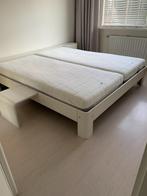 Auping Auronde 1000 Alpine wit compleet, Ophalen, Wit, Tweepersoons, 180 cm