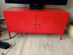 TV meubel rood van metaal, Huis en Inrichting, Kasten | Televisiemeubels, Zo goed als nieuw, Ophalen