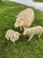 Set van 3 Texelse Schapen, Ophalen, Nieuw, Kunststof, Dierenbeeld