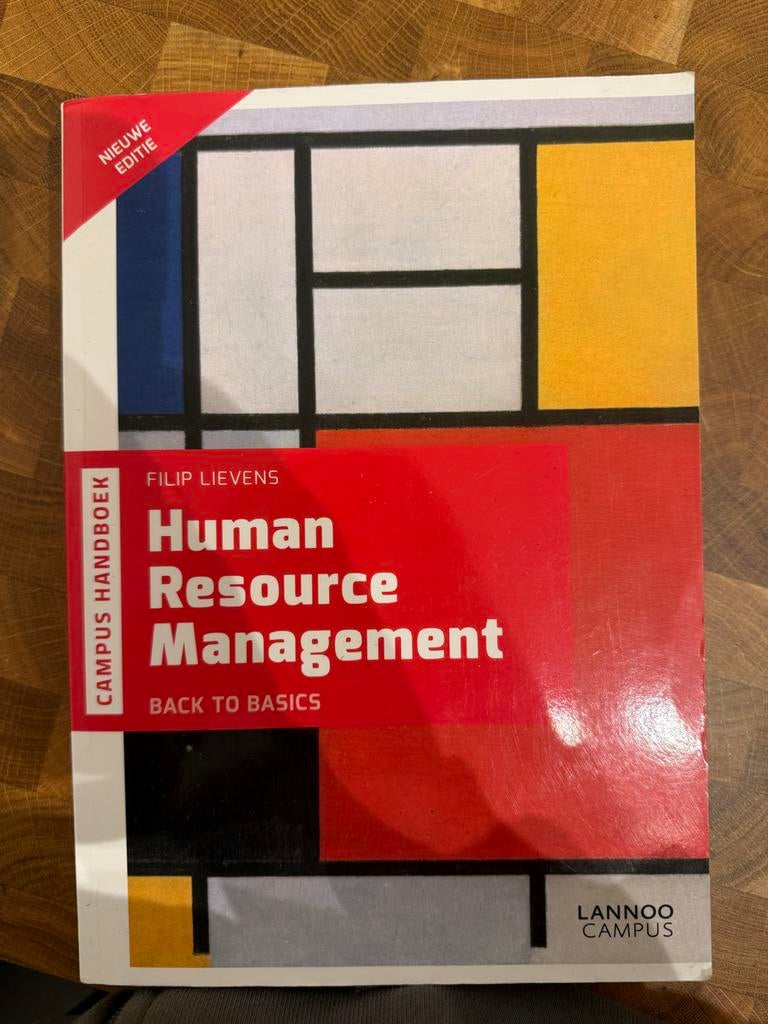 Human Resource Management - Filip Lievens, Boeken, Ophalen of Verzenden, Zo goed als nieuw, Personeel en Organisatie