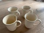 4 gebruikte Wedgwood Edme bekers mokken 250ml / 300ml, Huis en Inrichting, Keuken | Servies, Gebruikt, Overige typen, Ophalen of Verzenden