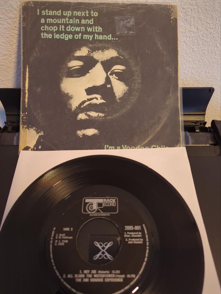 Jimi Hendrix Experience - Voodoo Chile ( vinyl), Gebruikt, 7 inch, Single, Ophalen of Verzenden