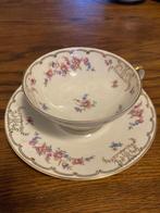 Kop en schotel porselein, Hertel Jacob & Co, Antiek en Kunst, Ophalen of Verzenden