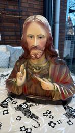 Brocante religieuze Jezus beeld, Antiek en Kunst, Antiek | Religie, Ophalen of Verzenden