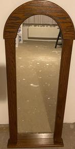 Spiegel wand eiken, Minder dan 50 cm, 100 tot 150 cm, Ophalen of Verzenden, Zo goed als nieuw