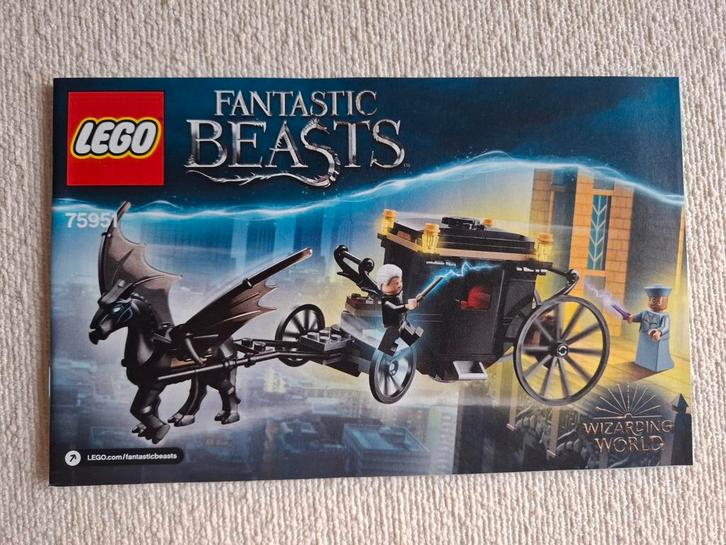 Lego 75951 Grindelwald's ontsnapping, Kinderen en Baby's, Speelgoed | Duplo en Lego, Zo goed als nieuw, Lego, Complete set, Ophalen of Verzenden