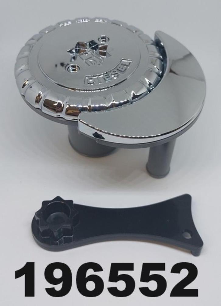 Kunststof "Diesel" vuldop + losse reserve deksels., Watersport en Boten, Accessoires en Onderhoud, Nieuw, Motor en Techniek, Ophalen of Verzenden