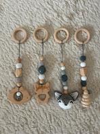 Babygym speeltjes gehaakt hout hangers kralen handgemaakt, Ophalen of Verzenden, Zo goed als nieuw, Babygym, Met geluid