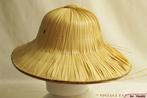 Vintage Jungle Safari hoed stro 59-60 in totaal drie maal, Kleding | Heren, Hoeden en Petten, Ophalen of Verzenden, Gedragen, 58 of 59 cm (L, 7¼ of ⅜ inch)