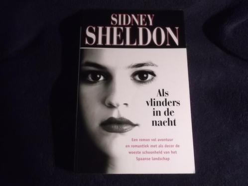 Boek: Als vlinders in de nacht - Sidney Sheldon., Boeken, Romans, Gelezen, Amerika, Ophalen of Verzenden