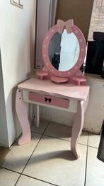 Kaptafeltje roze, Huis en Inrichting, Tafels | Kaptafels, Ophalen, Gebruikt, Hout, Minder dan 100 cm