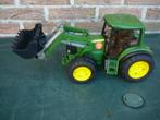 Bruder John Deere Tractor met voorlader., Ophalen of Verzenden, Gebruikt