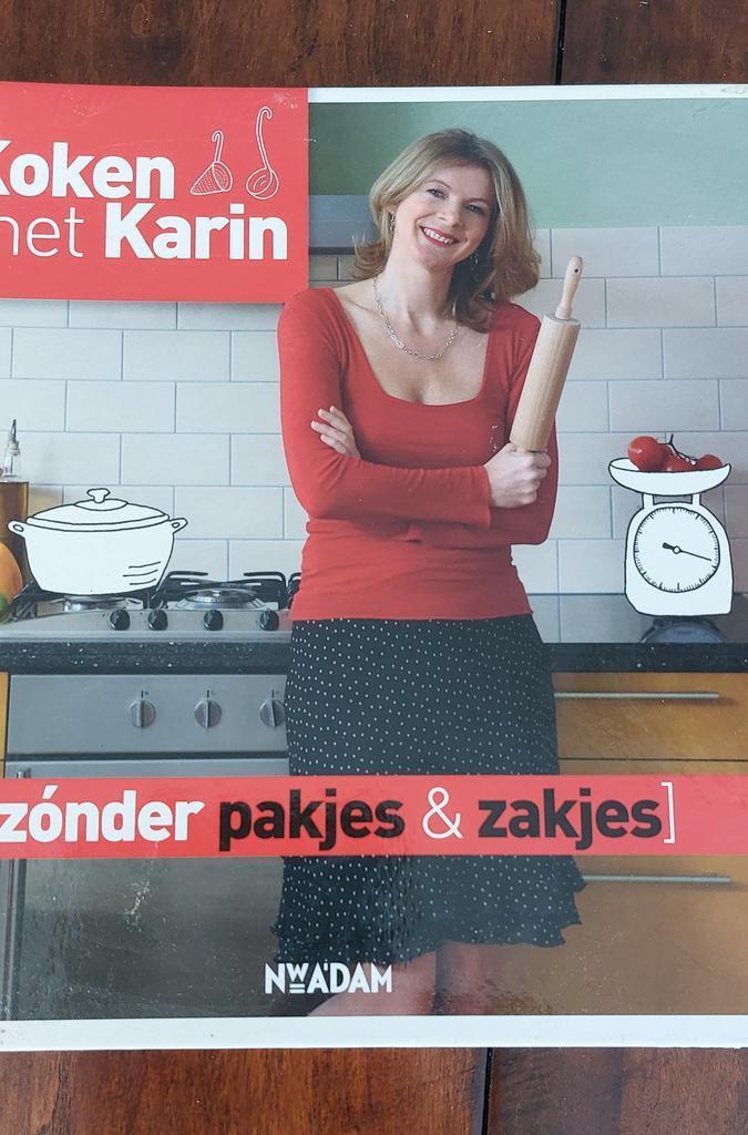 Koken met Karin, Boeken, Kookboeken, Zo goed als nieuw, Nederland en België, Gezond koken, Ophalen of Verzenden