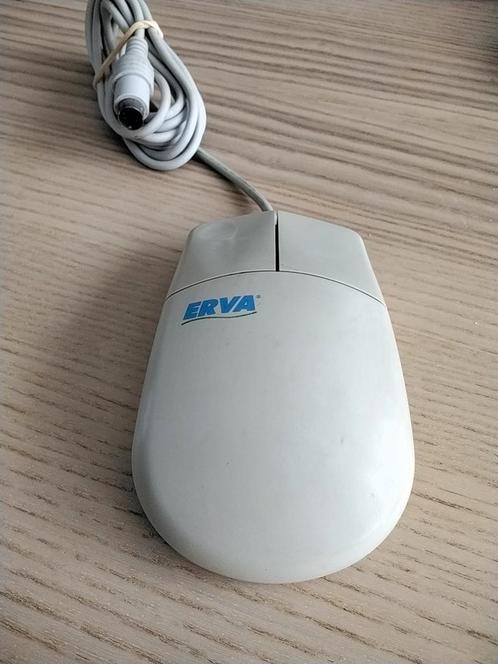 Erva ps/2 tweeknops muis, Computers en Software, Vintage Computers, Ophalen of Verzenden