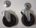Zwenkwielen Wiel diameter 16 cm 4 Stuks, Ophalen of Verzenden, Gebruikt