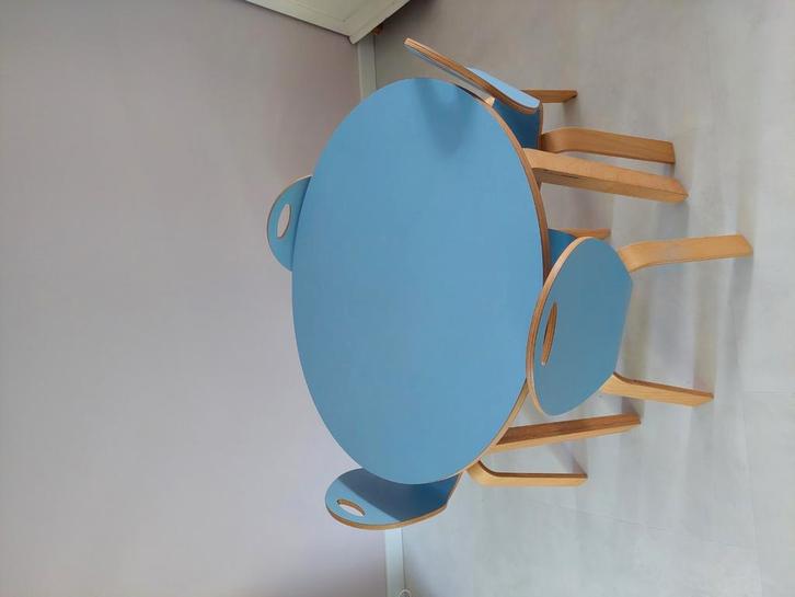 Set kindertafel + stoelen, professionele kwaliteit, Kinderen en Baby's, Kinderkamer | Tafels en Stoelen, Zo goed als nieuw, Stoel(en)