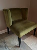Fauteuil olijfgroen van merk Keijser en Co, Ophalen of Verzenden, Zo goed als nieuw, 75 tot 100 cm, 50 tot 75 cm