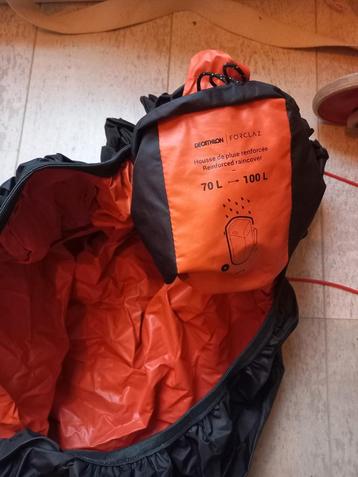 Regenhoes decathlon forclaz 70 l - 100 l beschikbaar voor biedingen