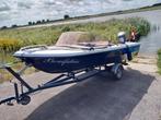 Placom 460 Speedboot met 40pk Yamaha 4 takt trailer inruil, Watersport en Boten, Ophalen, Gebruikt, Minder dan 70 pk, 3 tot 6 meter