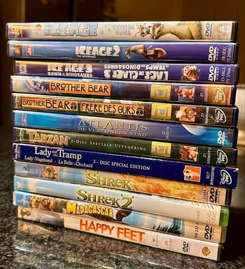 DVD Collectie Tekenfilms beschikbaar voor biedingen