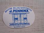 sticker Benzine en L.P.G. TANKSTATION J.PENNINX te BOERDONK, Verzamelen, Ophalen of Verzenden, Zo goed als nieuw, Bedrijf of Vereniging