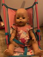Baby born pop met buggy, Ophalen, Gebruikt, Babypop