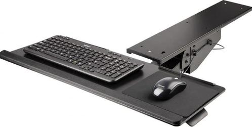 Startech - Uitschuifbare Bureau Toetsenbordlade, Computers en Software, Toetsenborden, Nieuw, Qwerty, Opvouwbaar, Toetsenbord en muis-set
