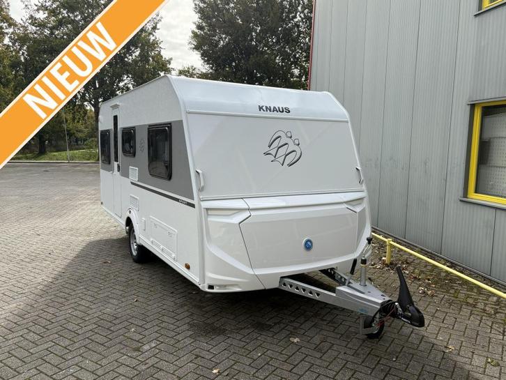 Knaus Sport 460 EU Model 2026, Caravans en Kamperen, Caravans, Bedrijf, tot en met 4, 1000 - 1250 kg, Standaardzit, Knaus, 2 aparte bedden