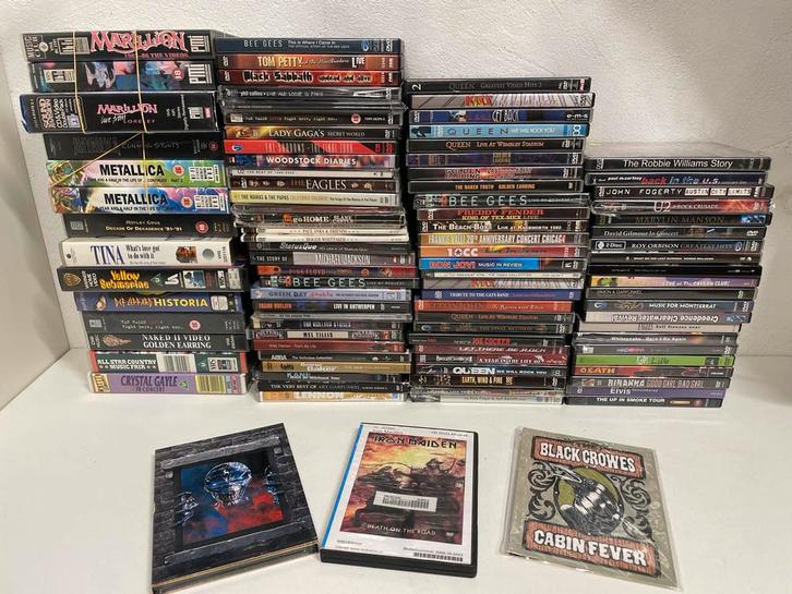 Collectie rock / pop muziek DVD's, VHS, Cd's en Dvd's, Dvd's | Muziek en Concerten, Zo goed als nieuw, Alle leeftijden, Ophalen of Verzenden