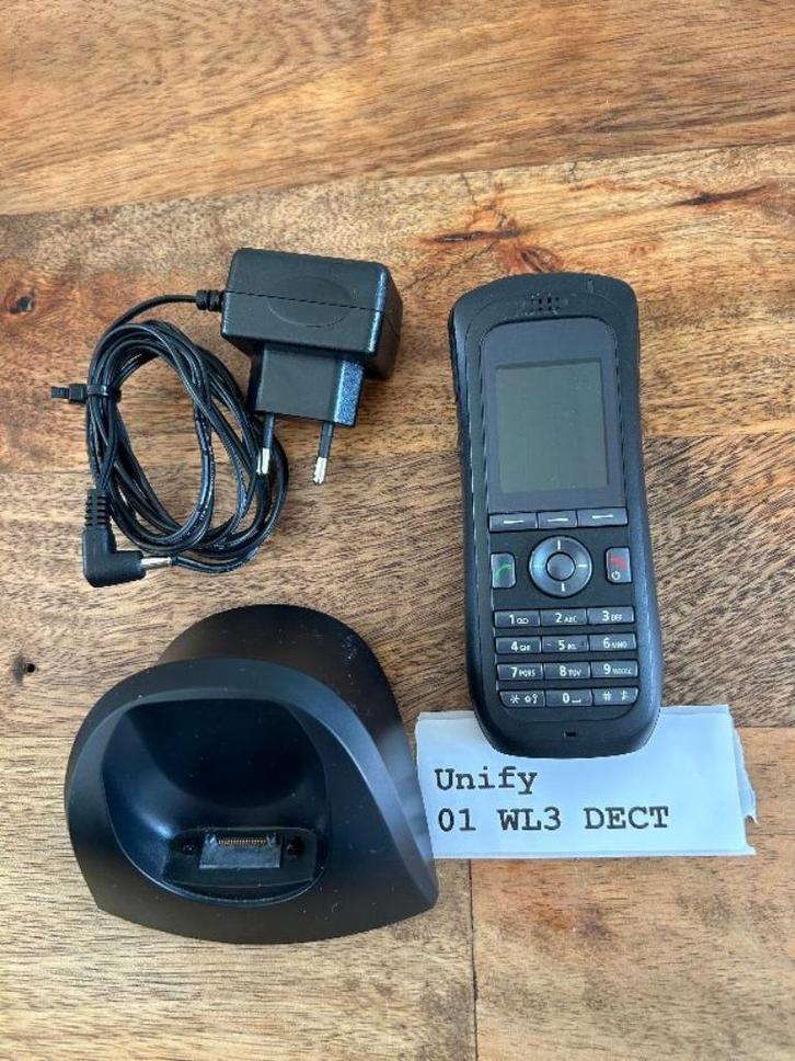 ➡️ Unify OpenStage WL3 Dect WLAN L30250-F600-C310, Telecommunicatie, Vaste telefoons | Handsets en Draadloos, Refurbished, 1 handset